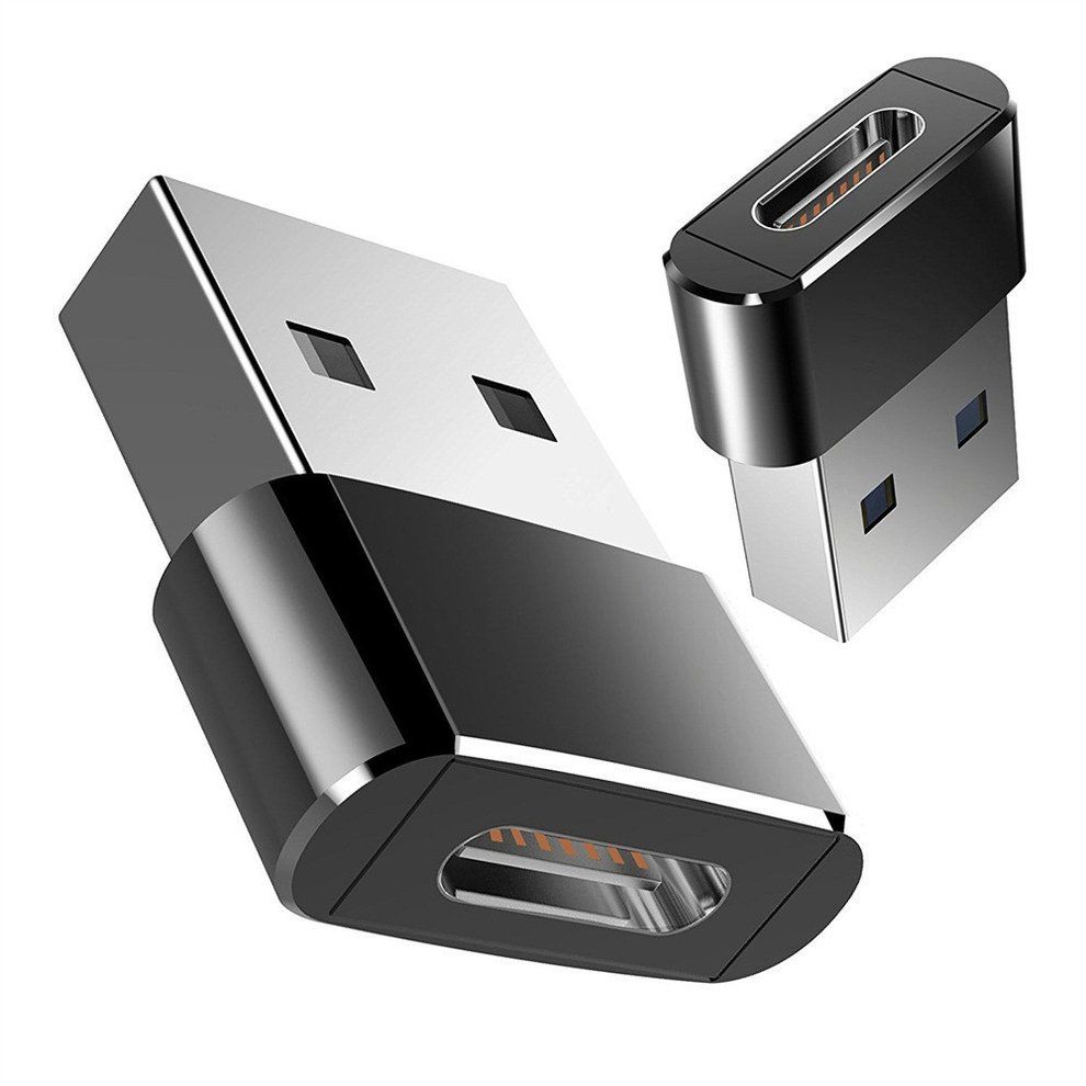 Adapter USB 3.0 Male To Female Type /  C OTG USB3.0 A Adapter USB C Converter For Macbook  For Nexus For Nokia N1 Black