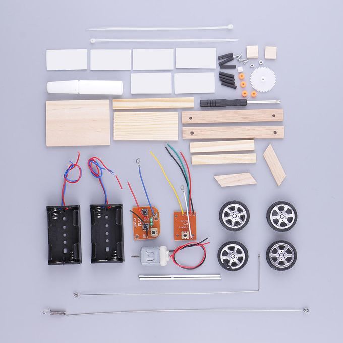 Science DIY RC Racing Car Kit Scientific Experiment Material Education