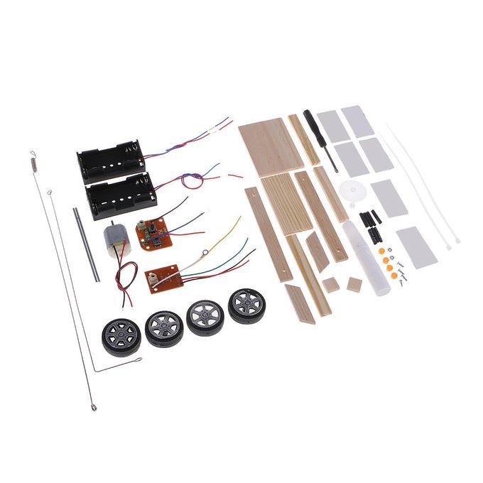 Science DIY RC Racing Car Kit Scientific Experiment Material Education