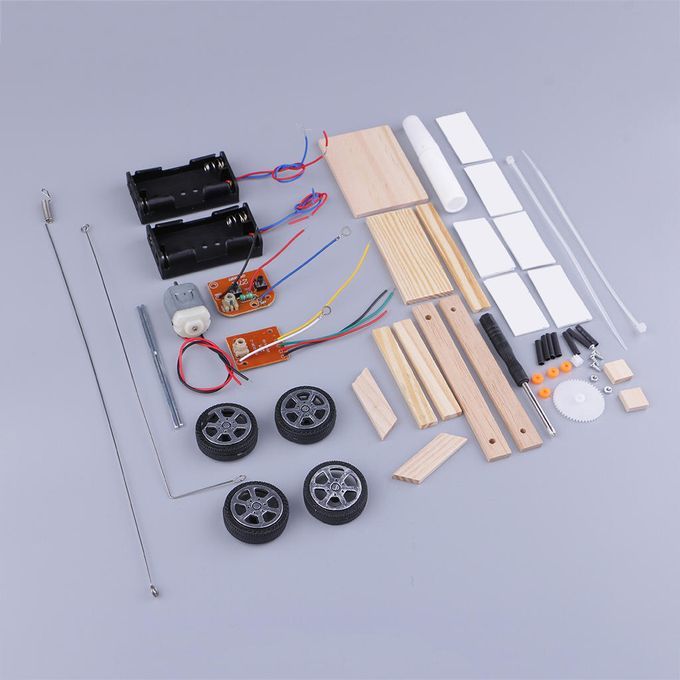Science DIY RC Racing Car Kit Scientific Experiment Material Education