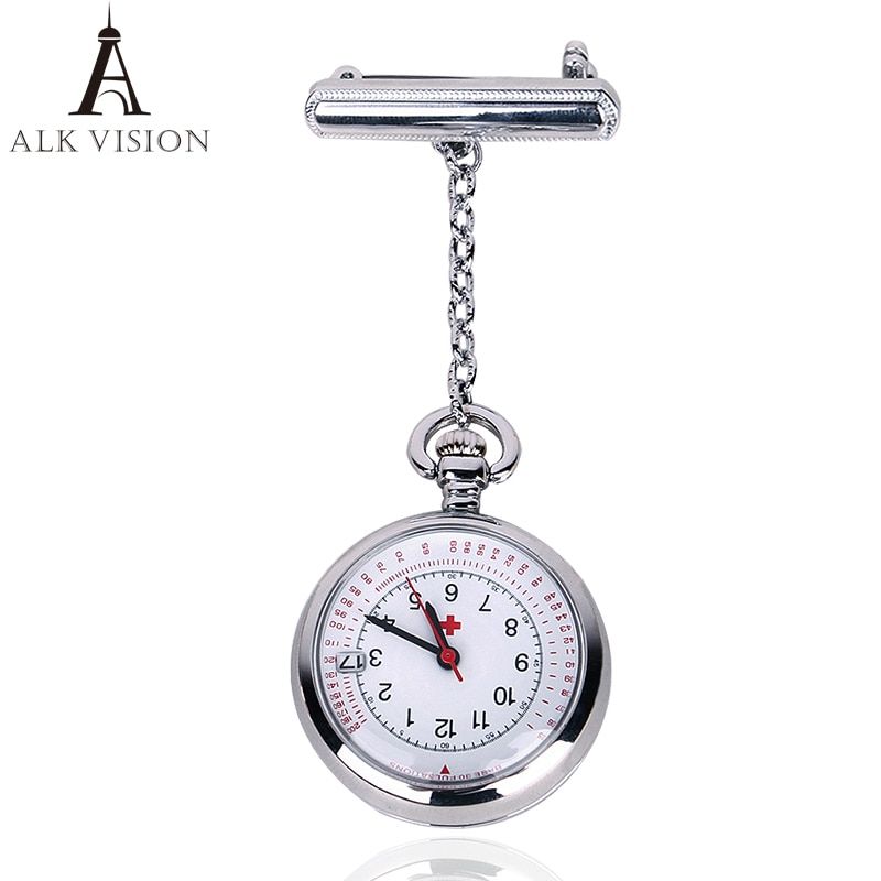 ALK VISION Fob Nurse Pocket Watch Top Brand Quartz Pendants