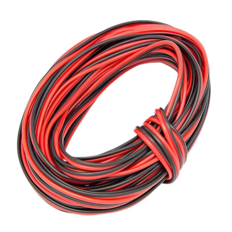 10M 182022 Gauge AWG Electrical Cable Wire 2pin Tinned