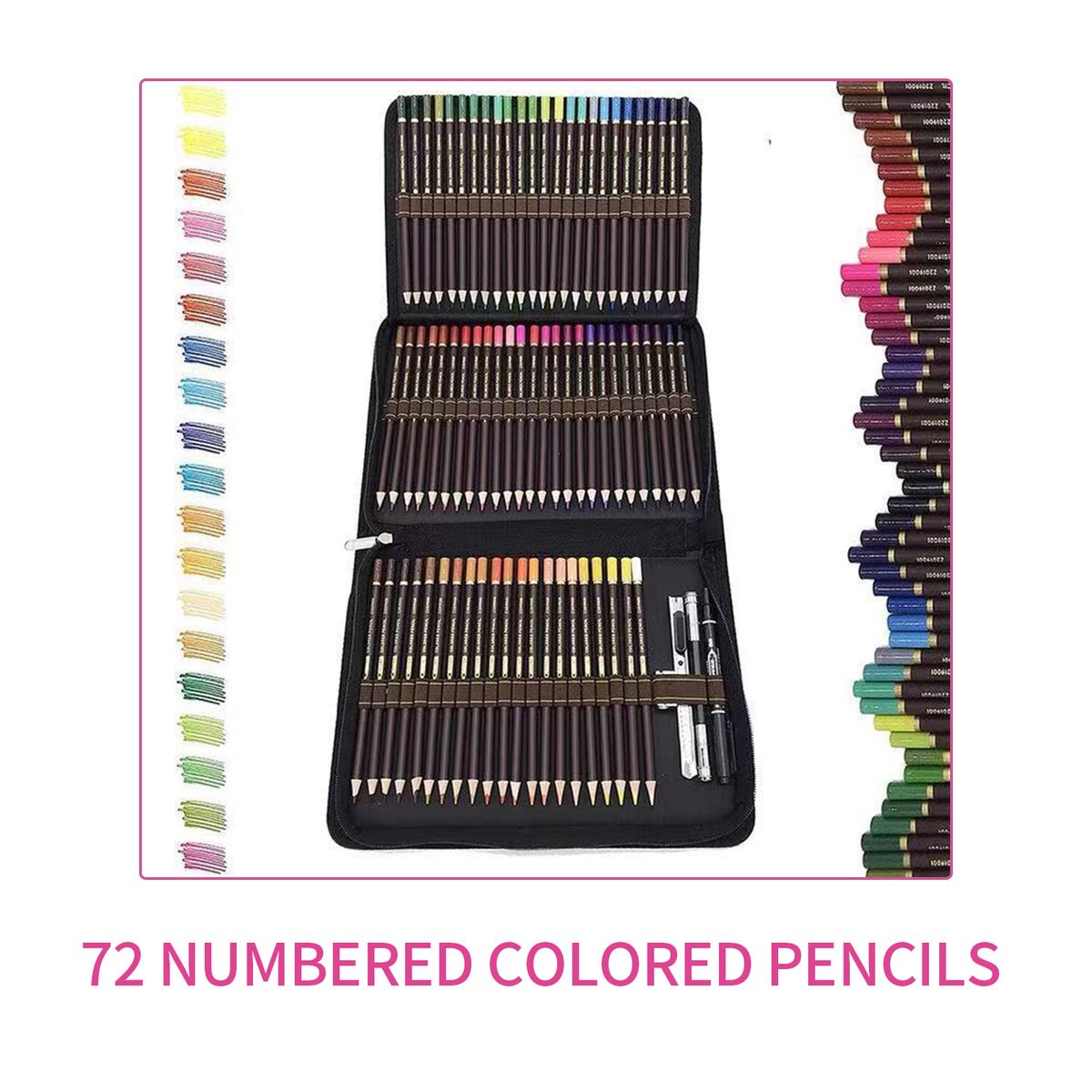 72 Colors Oil Painting Drawing Pencil Stick Set Oil-based