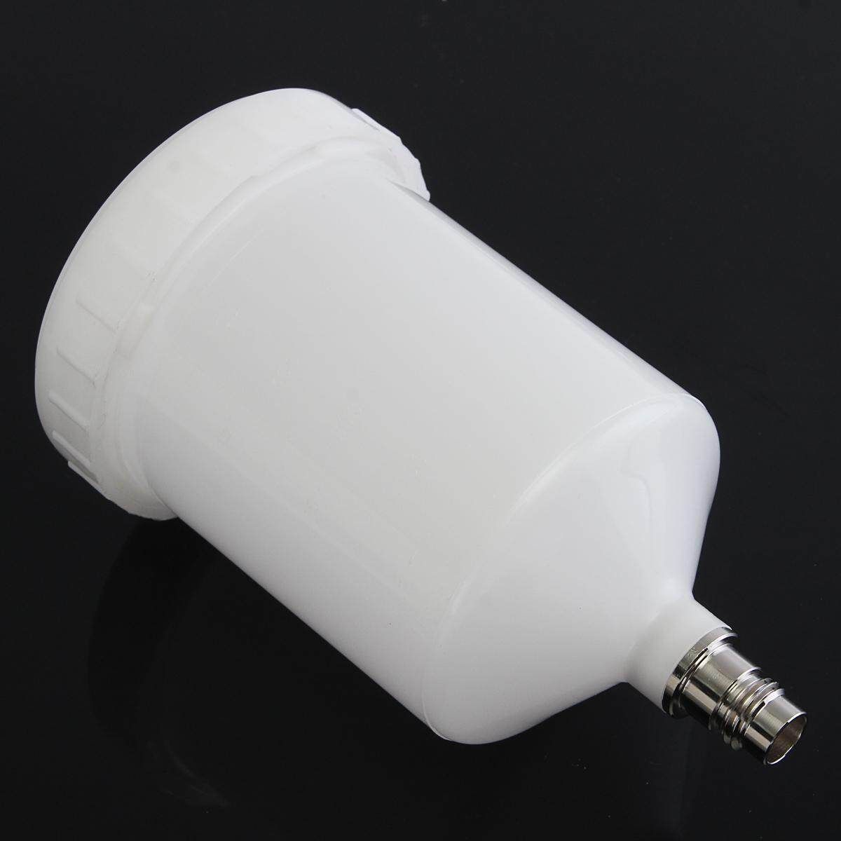 Replacement Plastic HVLP Paint Sprayer Cup Pot Threaded 600ml For SATA Spray