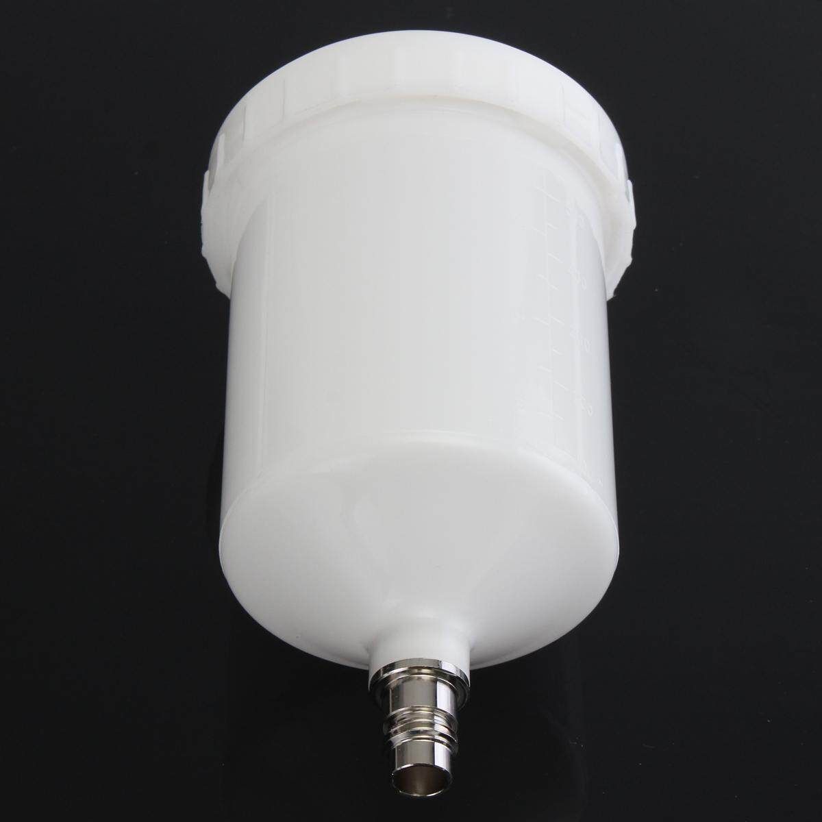 Replacement Plastic HVLP Paint Sprayer Cup Pot Threaded 600ml For SATA Spray