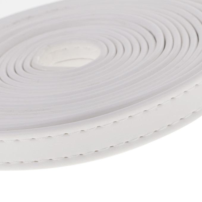 3 Meters 12mm Leather Strap Strips For Leather Craft Bag Handle White