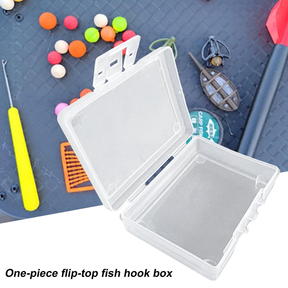 Fish Hook Box Clear at Glance Tool Storage Box