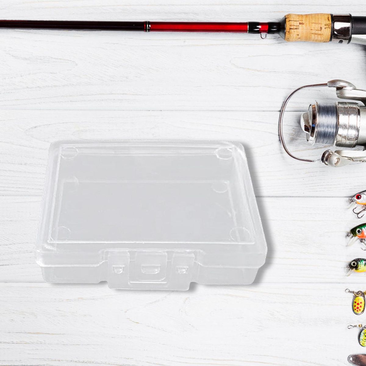 Fish Hook Box Clear at Glance Tool Storage Box