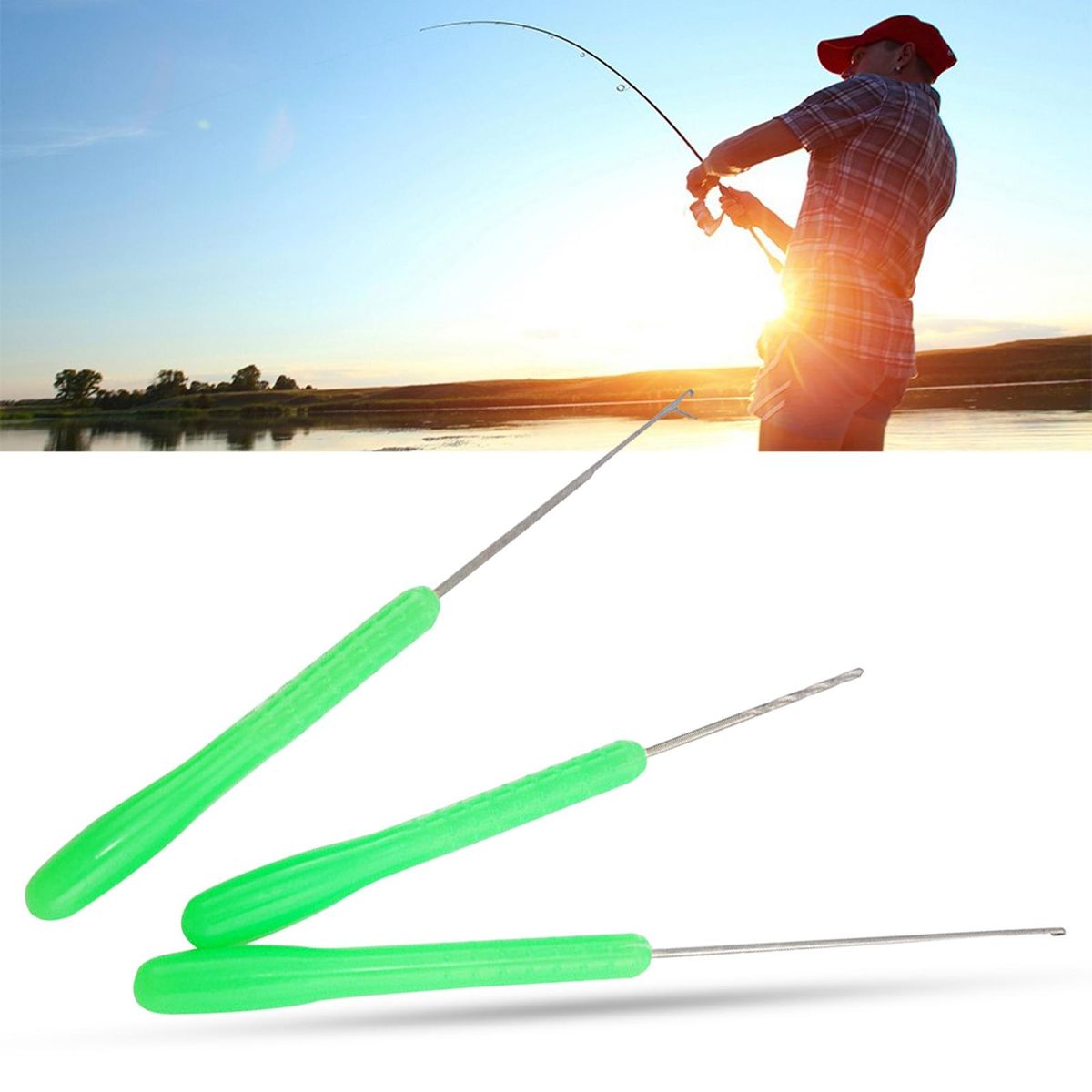 3 PcsSet Baiting Hook Corruption Resistant Fishing Set Sets