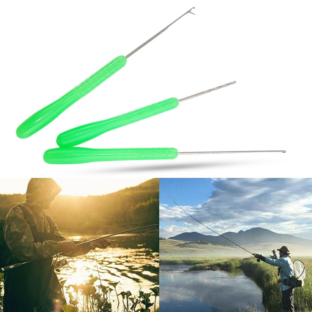 3 PcsSet Baiting Hook Corruption Resistant Fishing Set Sets