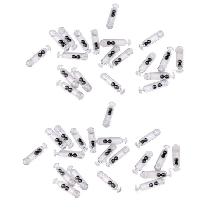 40pcs   Rattles Insert Tube Rattle Shake Attract Sound Bar