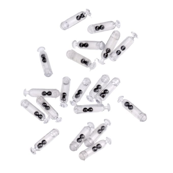 40pcs   Rattles Insert Tube Rattle Shake Attract Sound Bar