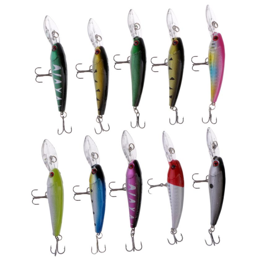 10pcs Hard   For Fresh/Saltwater,  Kit Set
