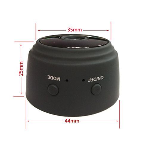 HD 1080P Mini Camera Wireless Remote Wifi Security Cam Night Vision Motion Action Detects Invisible Night Vision IP Hidden ( Standard)(WHITE)