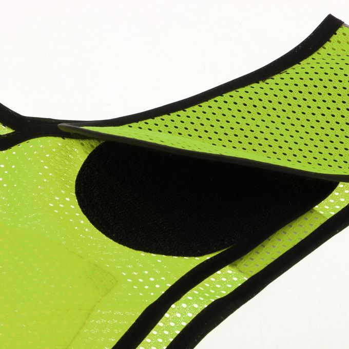 Reflective Sports Vest With A Clearly Visible Visor For Cycling Yellow