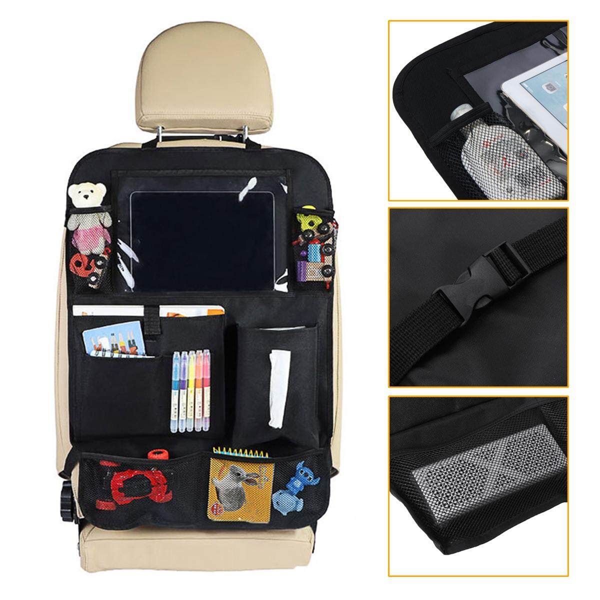 1pc Car Seat Back Organizer Tidy Pocket Kids Toys Storage Bag Holder