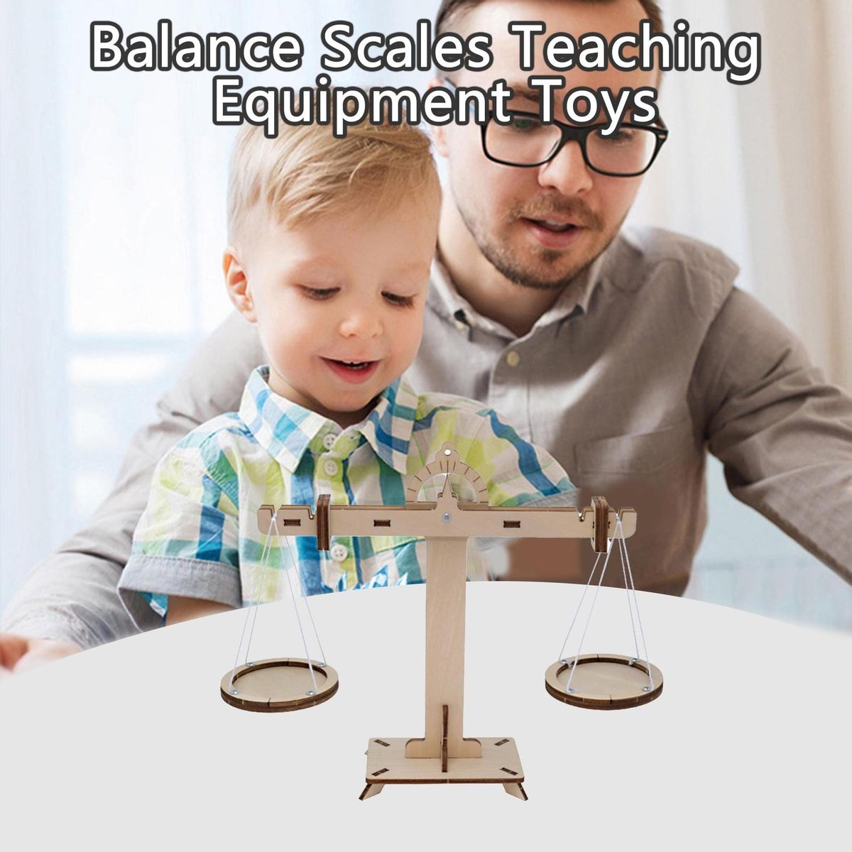 1 Set Kid Physical Toys Balance Scales Teaching Demonstration Toys