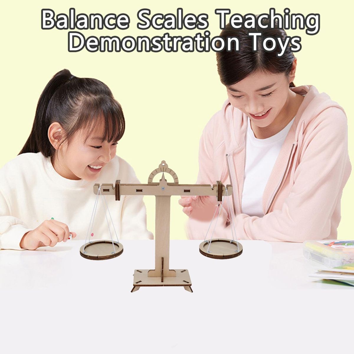 1 Set Kid Physical Toys Balance Scales Teaching Demonstration Toys