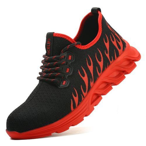 Work Boots Men Outdoor Steel Safety Shoes Breathable