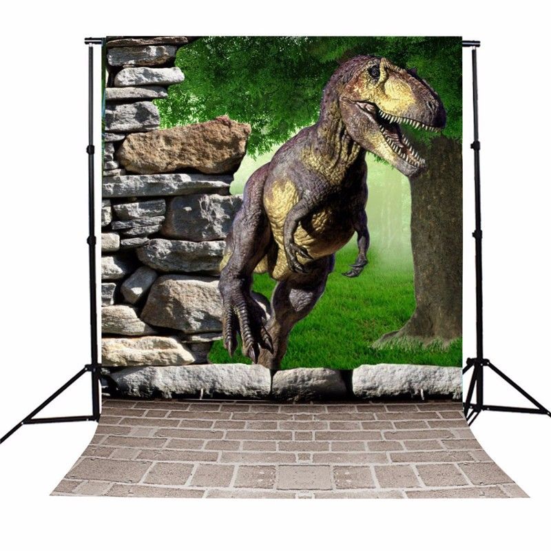 3x5Ft Photography Background 3D Dinosaur Children's Theme Backdrop For Prop New