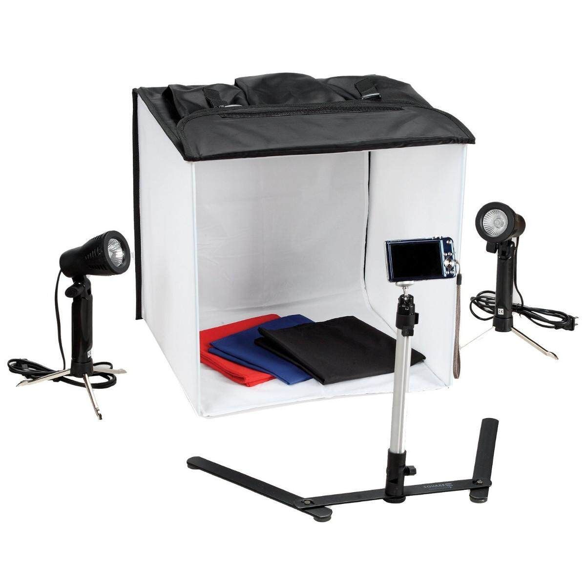 Photo Video Photography Studio Kit Light Box Tent Room Lighting Backdrop Cub Halogen Lamp Product Video Shooting