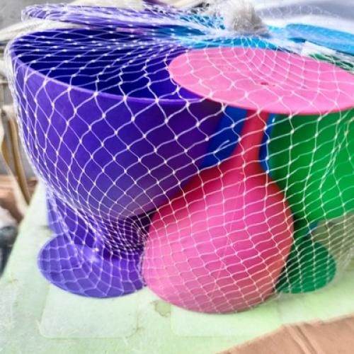 6 Piece - Set Of Plastic Wine Cups