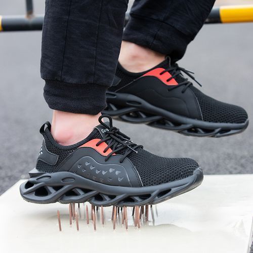 Mens Work Shoes Safety Shoes Steel Toe Puncture-proof Shoe