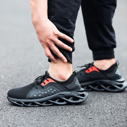 Mens Work Shoes Safety Shoes Steel Toe Puncture-proof Shoe