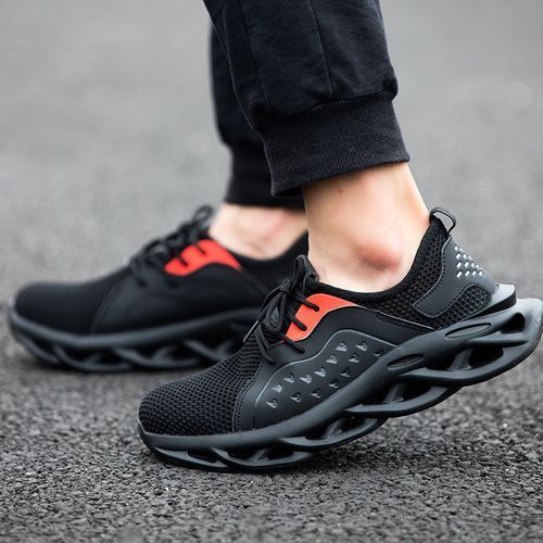 Mens Work Shoes Safety Shoes Steel Toe Puncture-proof Shoe
