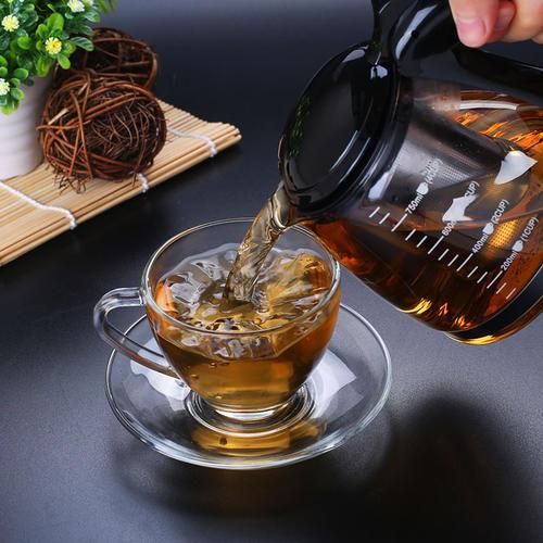 Creative Design Glass Teapot Fashion Glass Teapot  For Tea Flower With Removable Steel Infuser Filter Tea Kettle