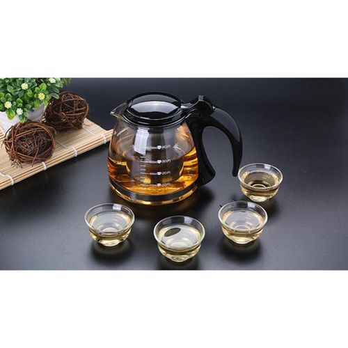 Creative Design Glass Teapot Fashion Glass Teapot  For Tea Flower With Removable Steel Infuser Filter Tea Kettle