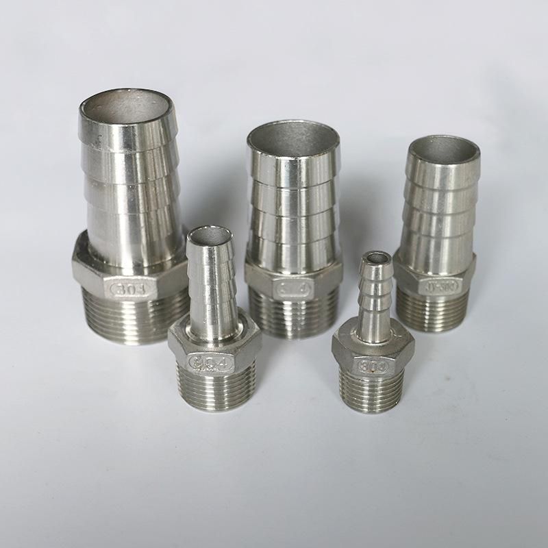 304 Stainless Steel Hexagonal Pagoda Water Pipe Connector Internal Thread Hexagonal Leather Pipe Connector Factory Wholesale Spot Supply