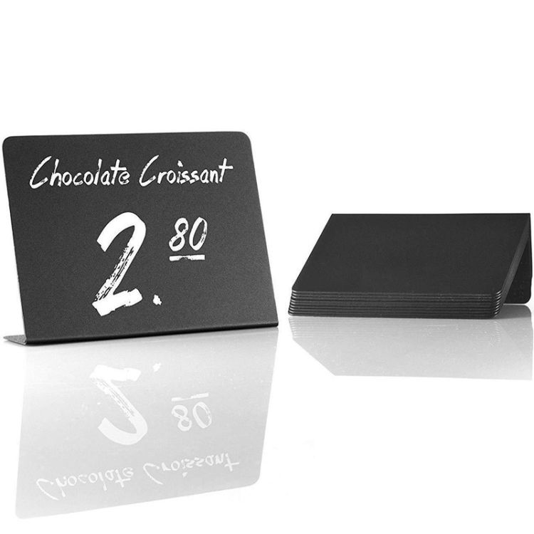 10 PCS Wedding Party Desktop Display Countertop Desktop Blackboard