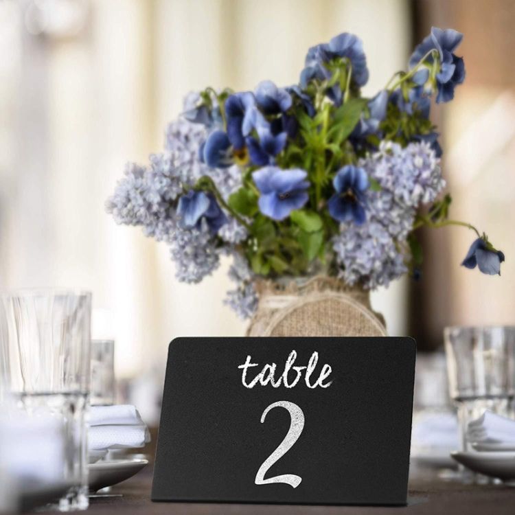 10 PCS Wedding Party Desktop Display Countertop Desktop Blackboard