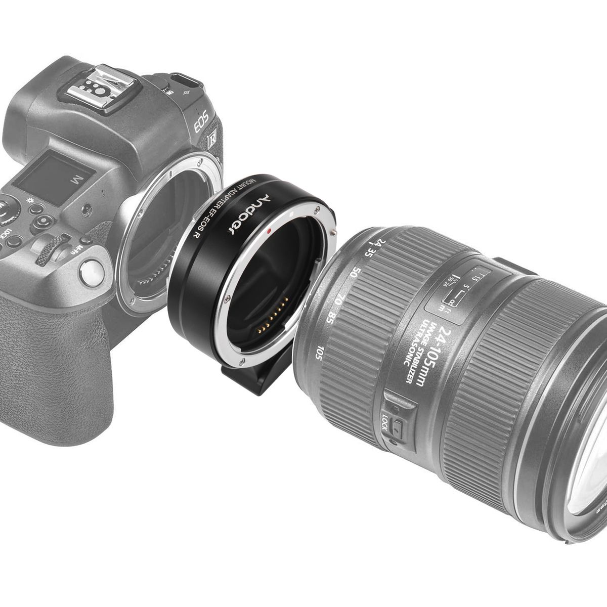 EF-EOSR Auto Focus Camera Lens Adapter Ring IS Image
