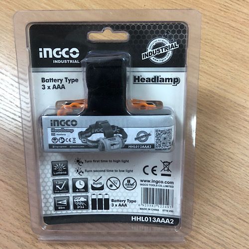 Heavy Duty Waterproof Head Lamp
