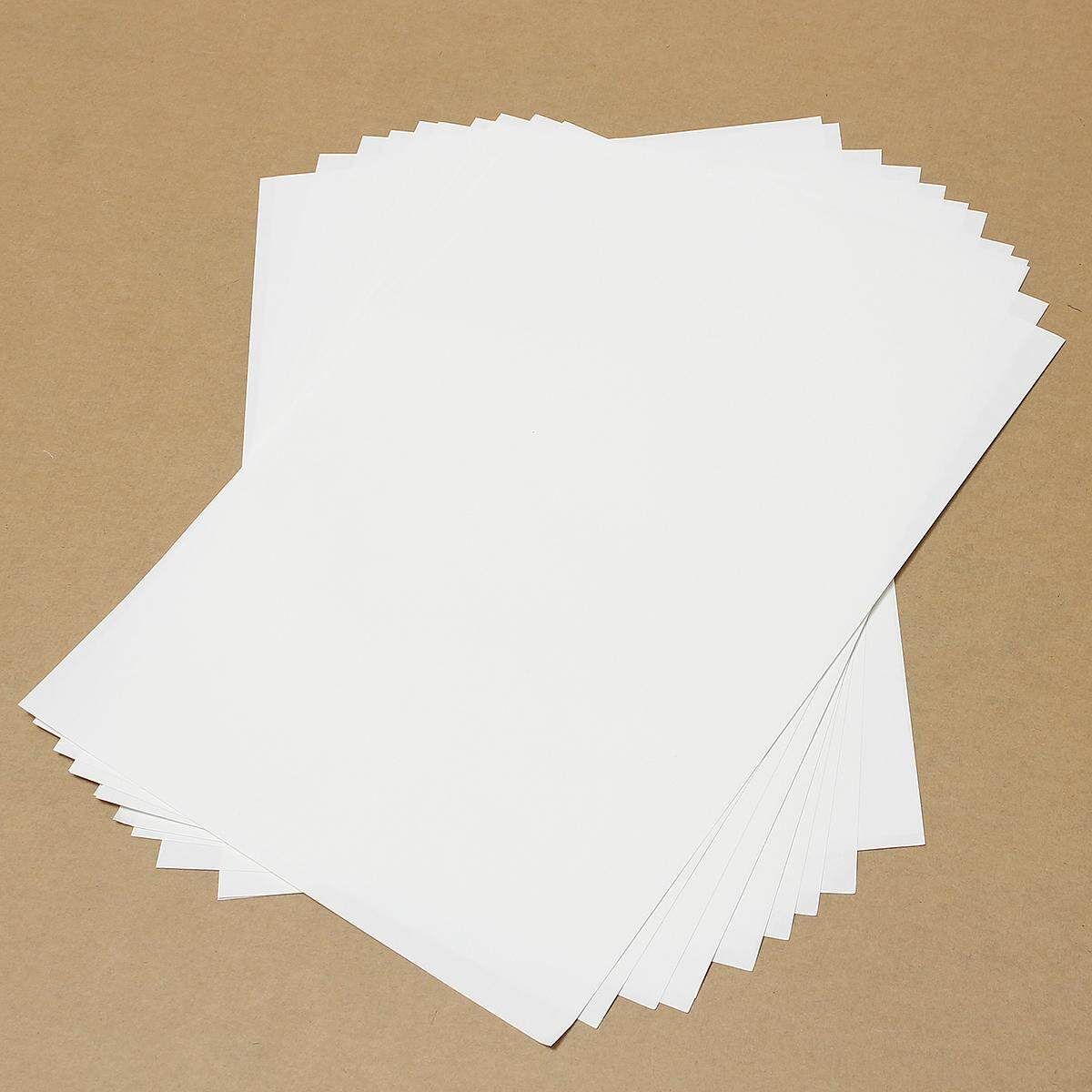 10Pcs A4 Iron On Inkjet Print Heat Press Transfer Paper Light Fabric T-Shirt