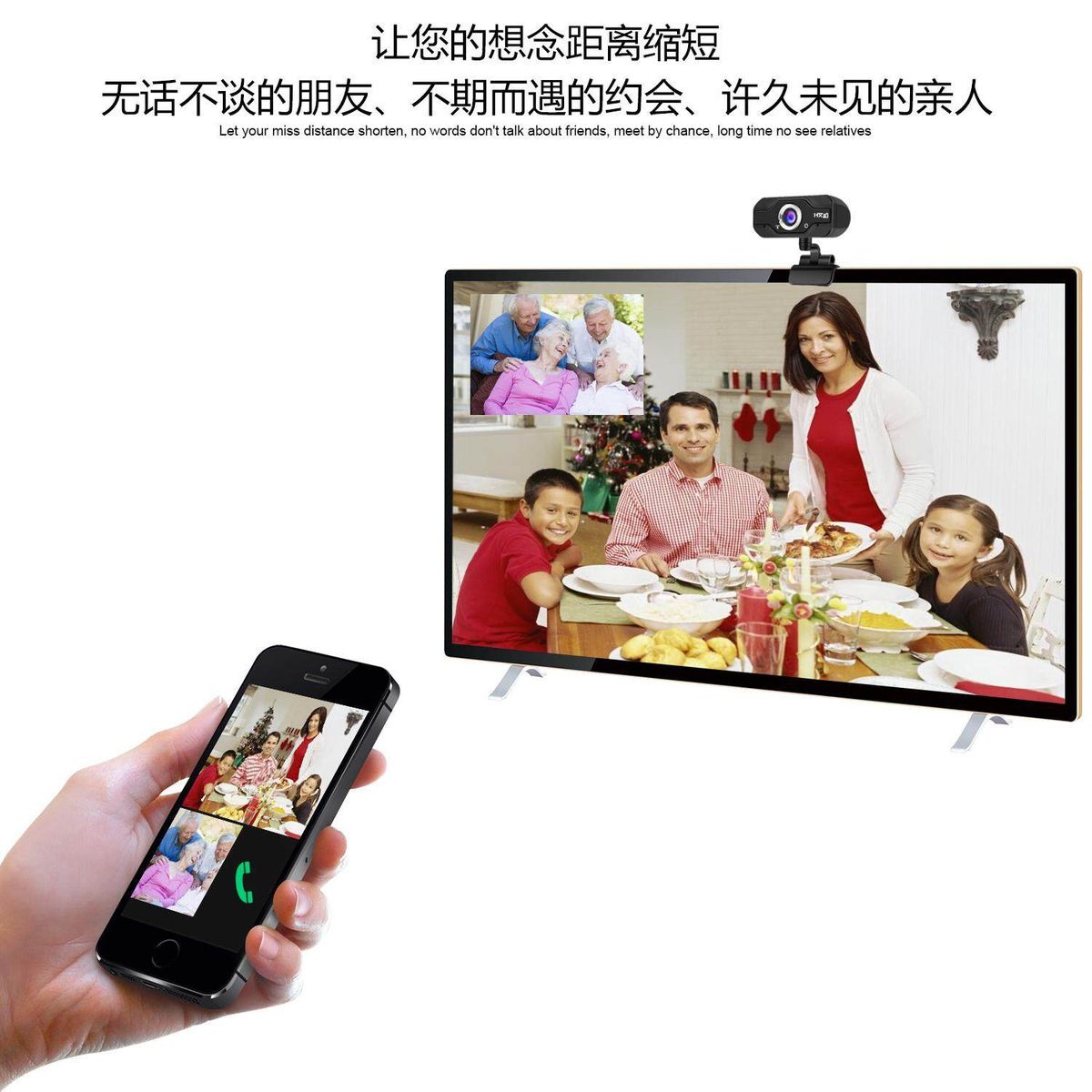 720P High Definition Computer Web Camera 1280*720 Rotatable HD Webcams With Mic Microphone For Android TV For PC Laptop