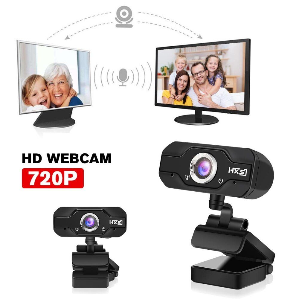 720P High Definition Computer Web Camera 1280*720 Rotatable HD Webcams With Mic Microphone For Android TV For PC Laptop