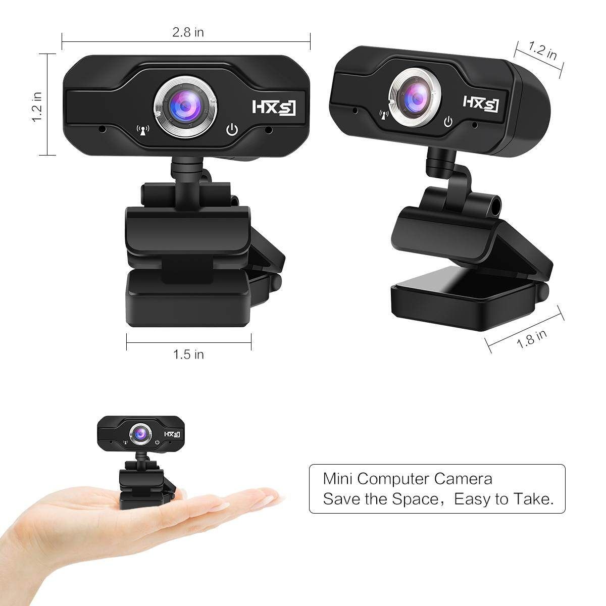 720P High Definition Computer Web Camera 1280*720 Rotatable HD Webcams With Mic Microphone For Android TV For PC Laptop
