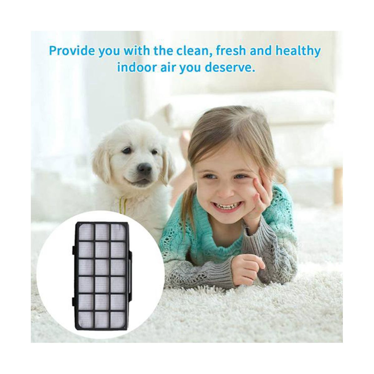 For Rowenta RO7611 / RO7623 Outlet Inlet Hepa Filter Spare