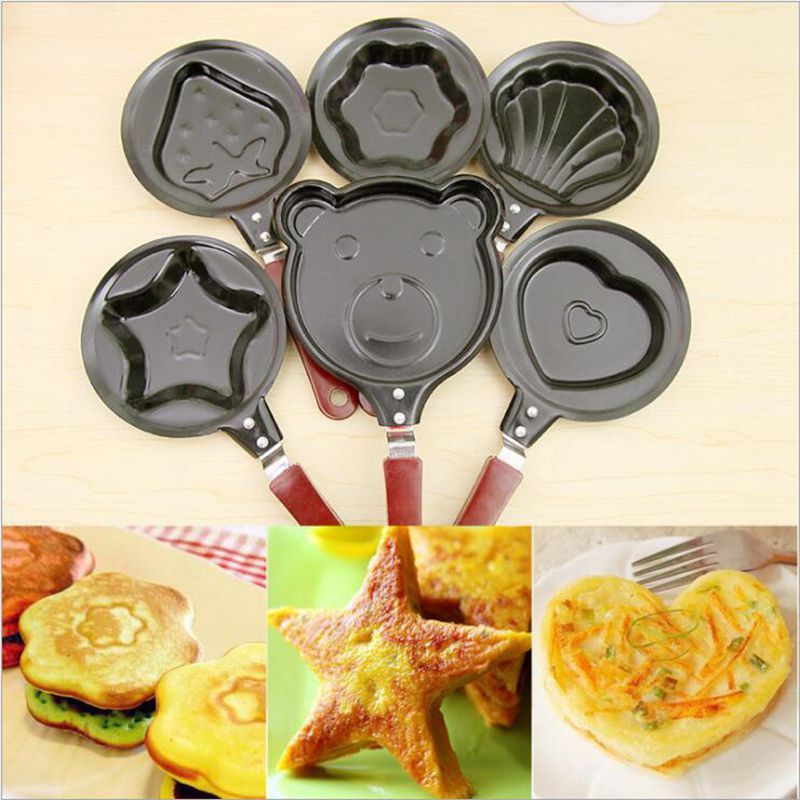 Home Breakfast Egg Frying Pot Kitchen Tools Mini Non-Stick