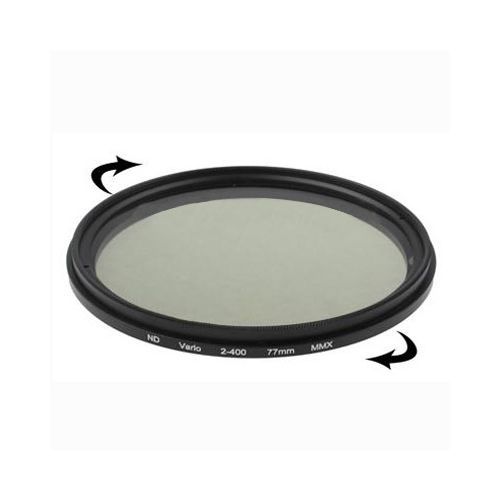 77mm ND Fader Neutral Density Adjustable Variable Filter ND 2 To ND 400 Filter(Black)