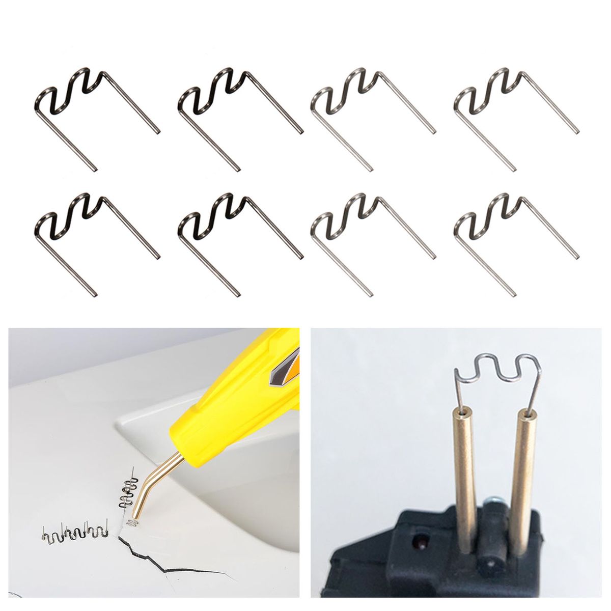 500pcs Plastic Repair Machine Welding Hot Stapler Pre Cut