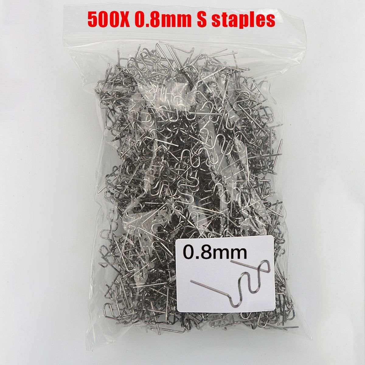 500pcs Plastic Repair Machine Welding Hot Stapler Pre Cut
