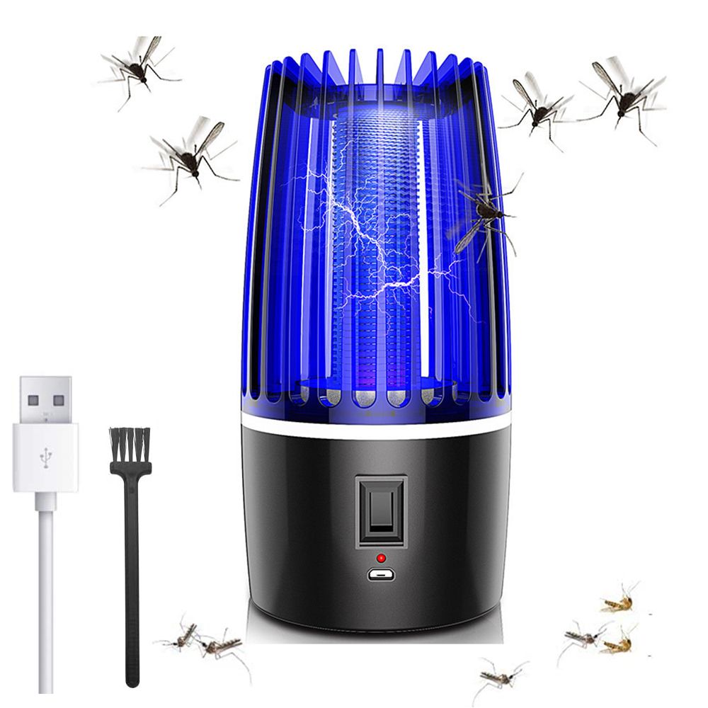 UV Electric USB Rechargeable 2-in-1 Mosquito Trap Zapper