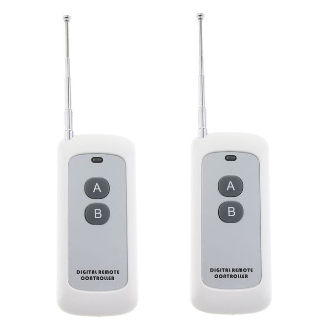 2x 1000M DC12V 433MHz 10A 1 CH RF Wireless Remote Control Switch