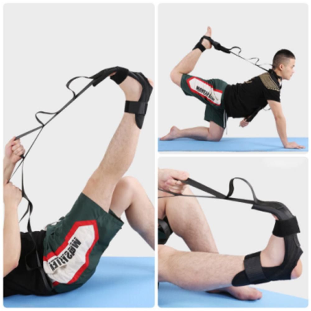 Yoga Stretching Trainer Durable Leg Stretcher Strap Stroke Hemiplegia Rehabilitation Correction Belt Foot Drop Stretcher Ankle Ligament Pull Belt All Code