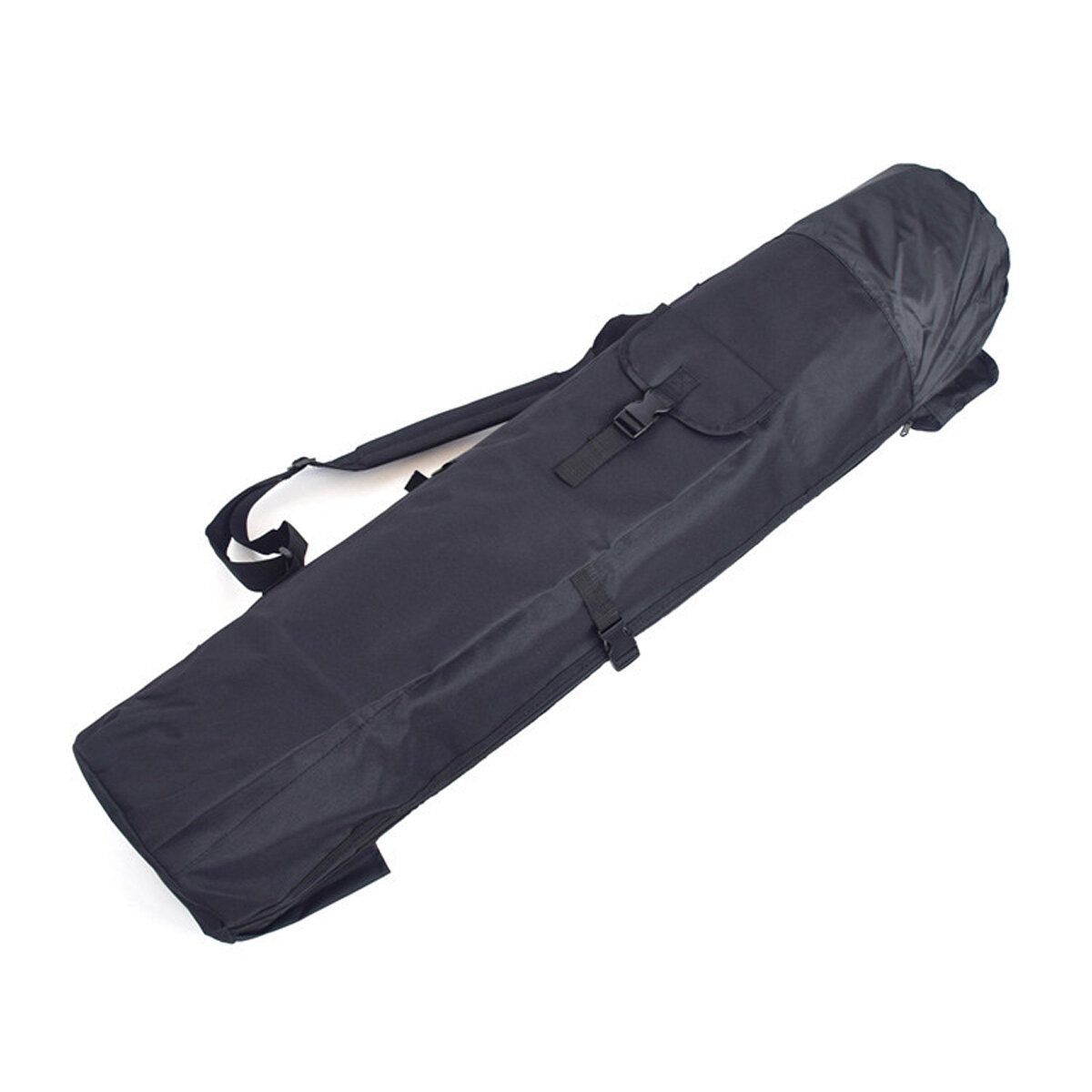 125cm Portable Folding Holder Rod Bag 600D Pole Case Carry Storage Travel Shoulder Tackle Tube, Holds 5 Poles & Tackle Khaki