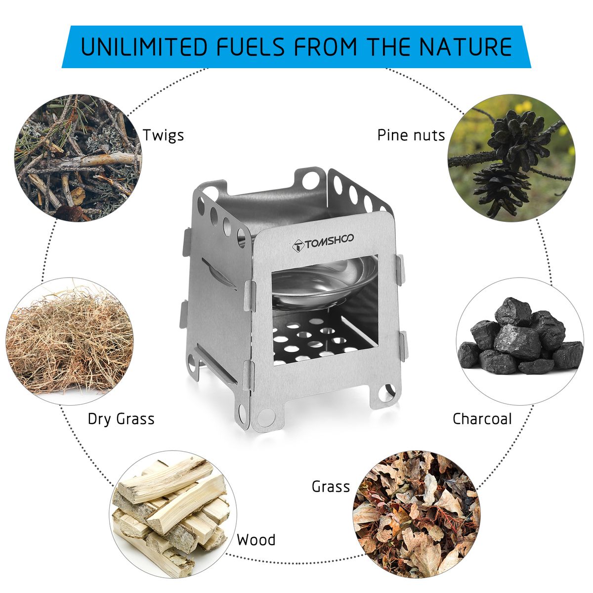 Cookware Mess Kit Backpacking Wood Burning Stove